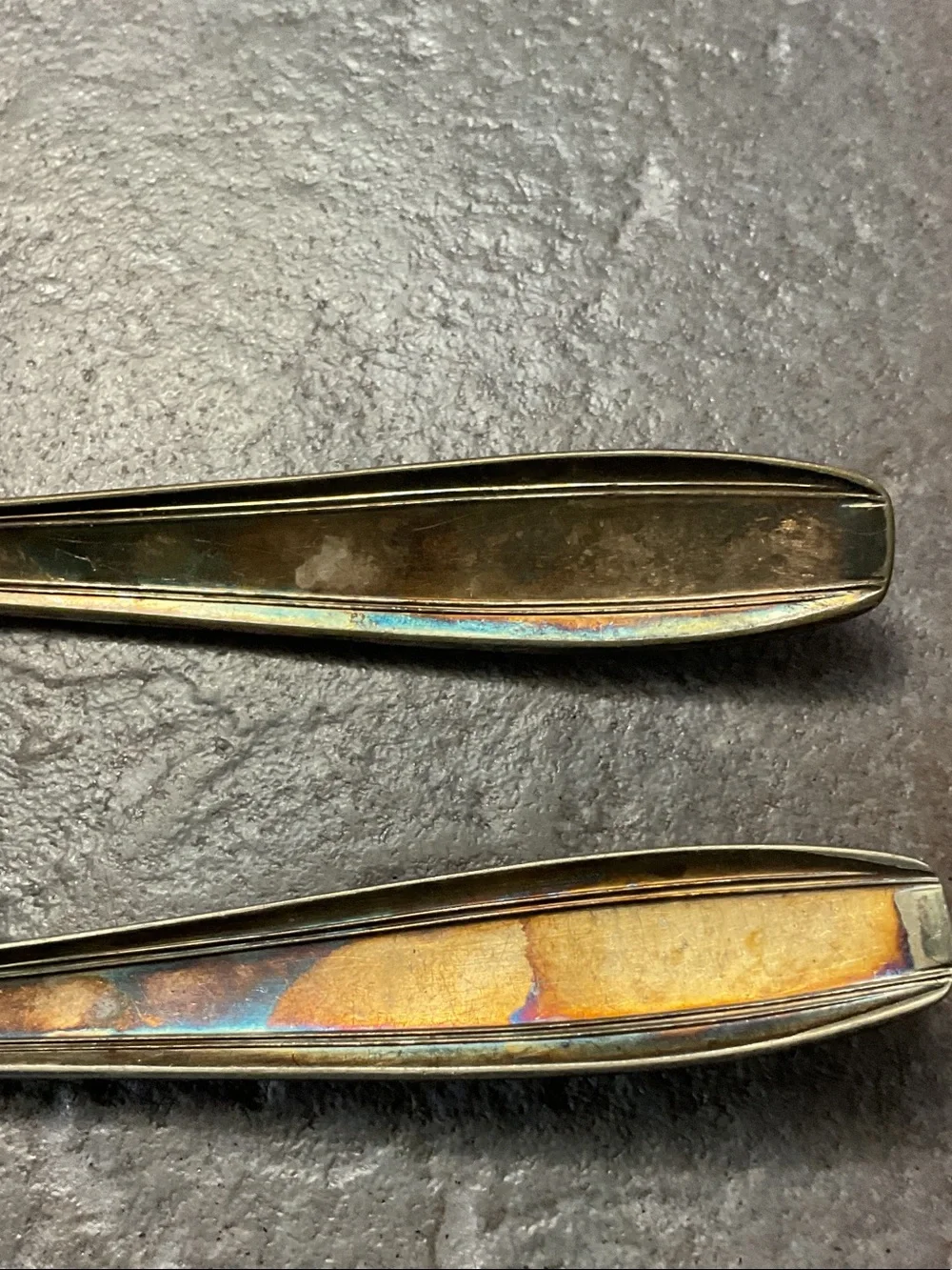 Vintage silver plated Decorative Serving Spoons - Pack of 2 1926